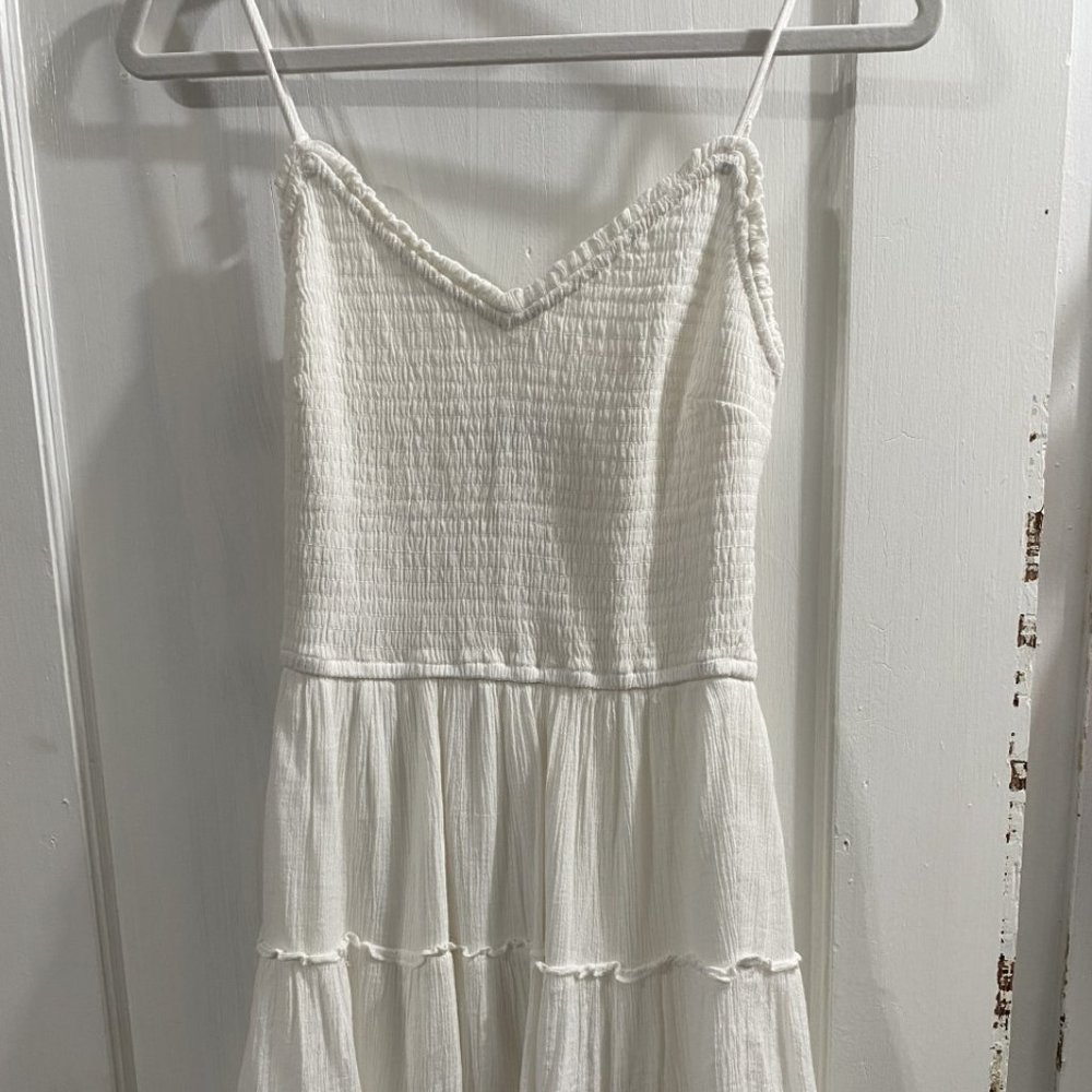 Hollister V-Neck Sundress - White